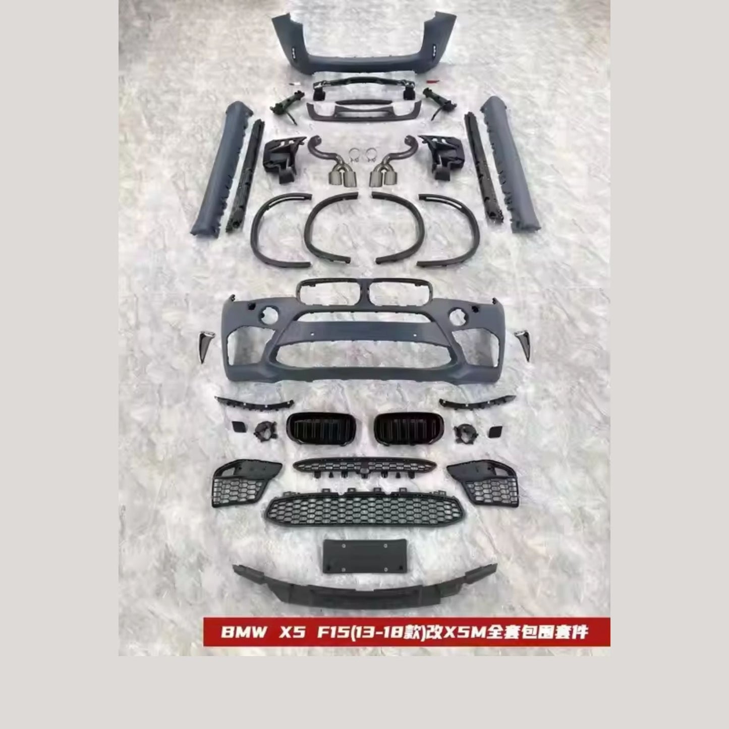 Body Kit for BMW X5 F15 13-18 Upgrade to X5M F85 Tuning Kit F15 Modified to F85