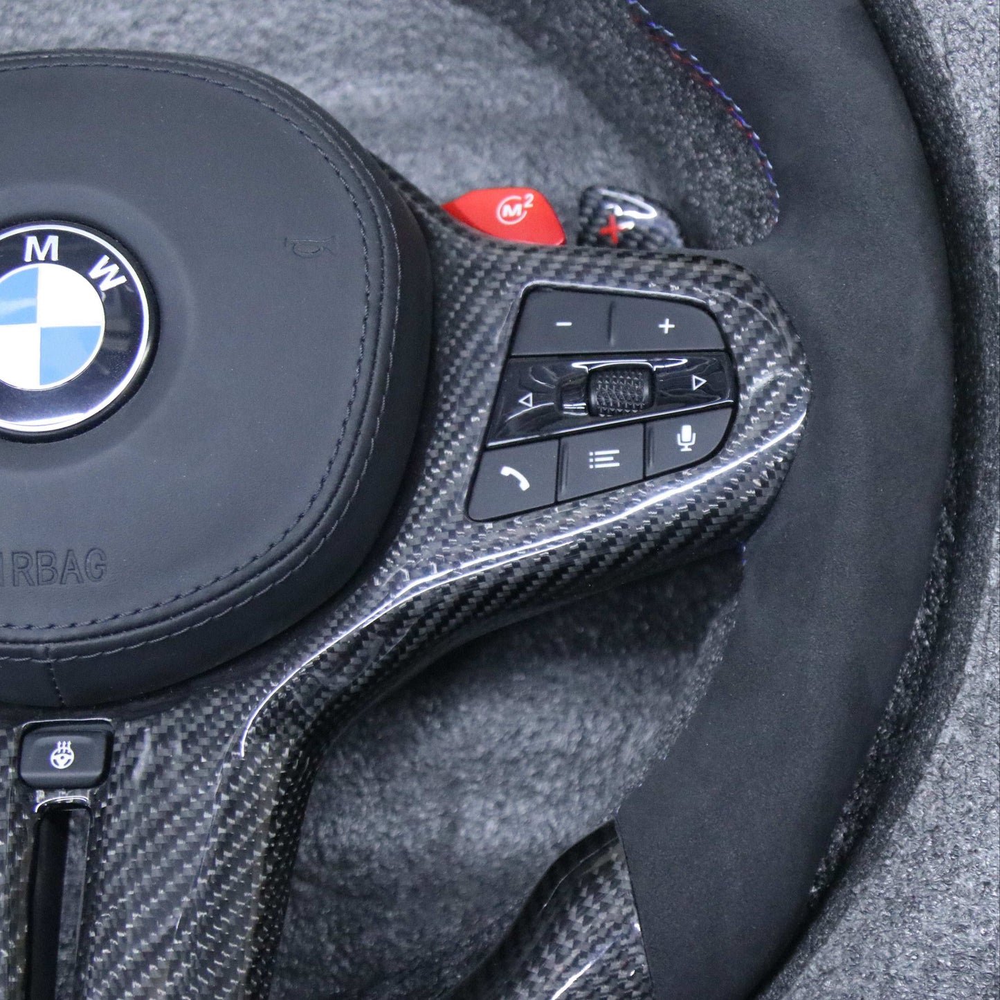Customized Steering Wheel For BMW G Series and F90 right side