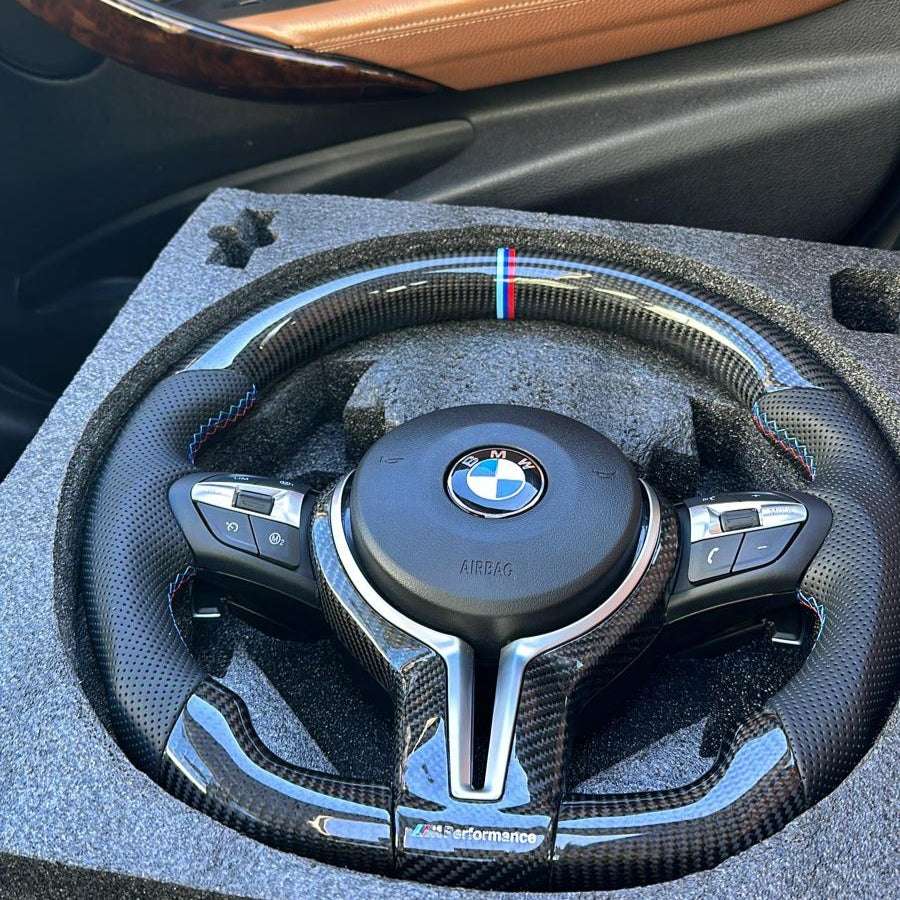 M Performance Carbon Fiber Steering wheel For BMW F Series bottom view
