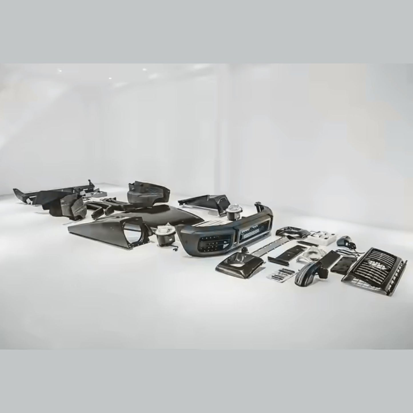 Body Kit for Upgrading Mercedes-Benz W463 G500, G350, G63 From 2005-2018 to W465 AMG Style Complete Kit