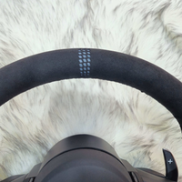 Black Full Alcantara Black Trim Steering wheel  Fit  Bmw F Series