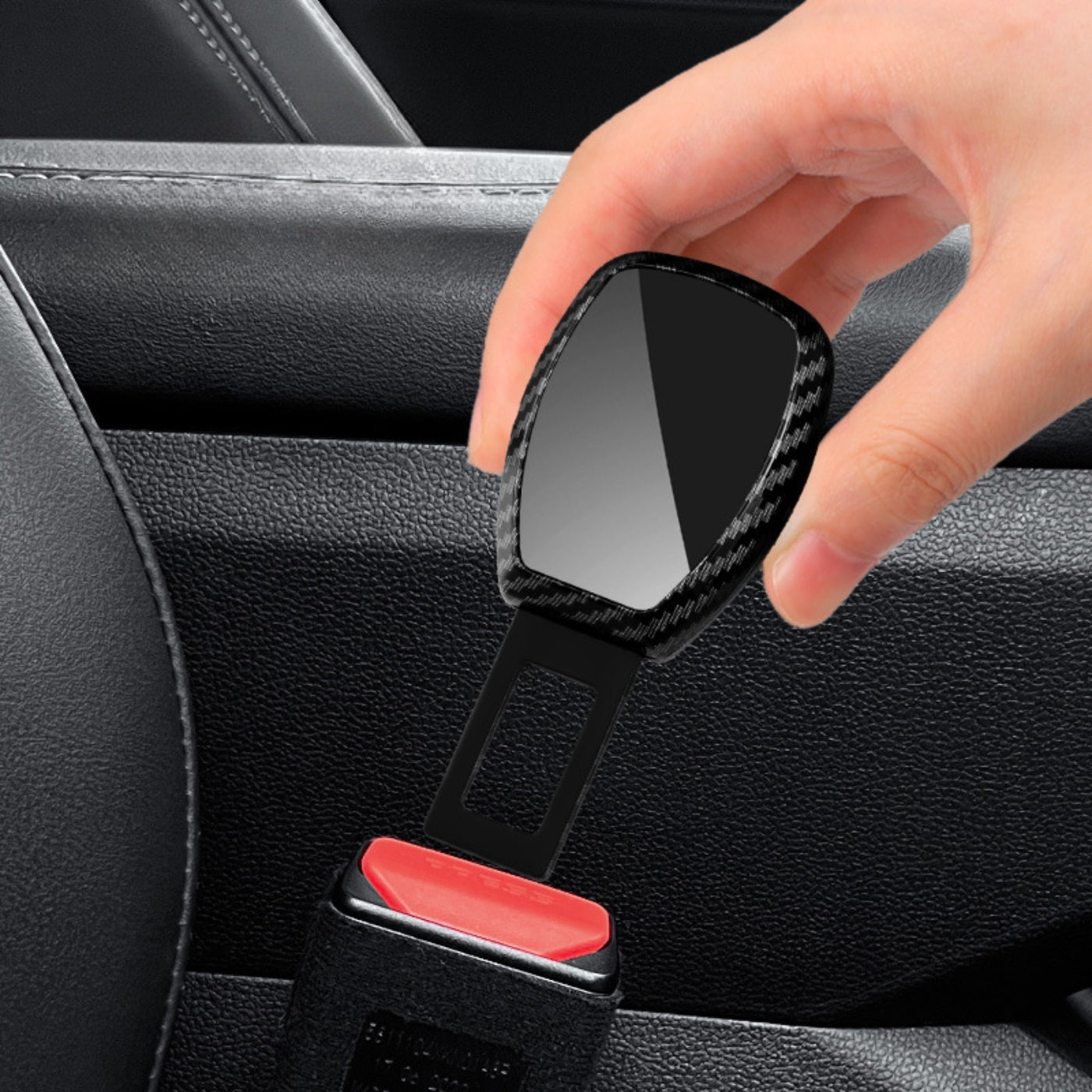 New car seat belt safety snap buckle safety belt extender joint car rear seat belt fixed