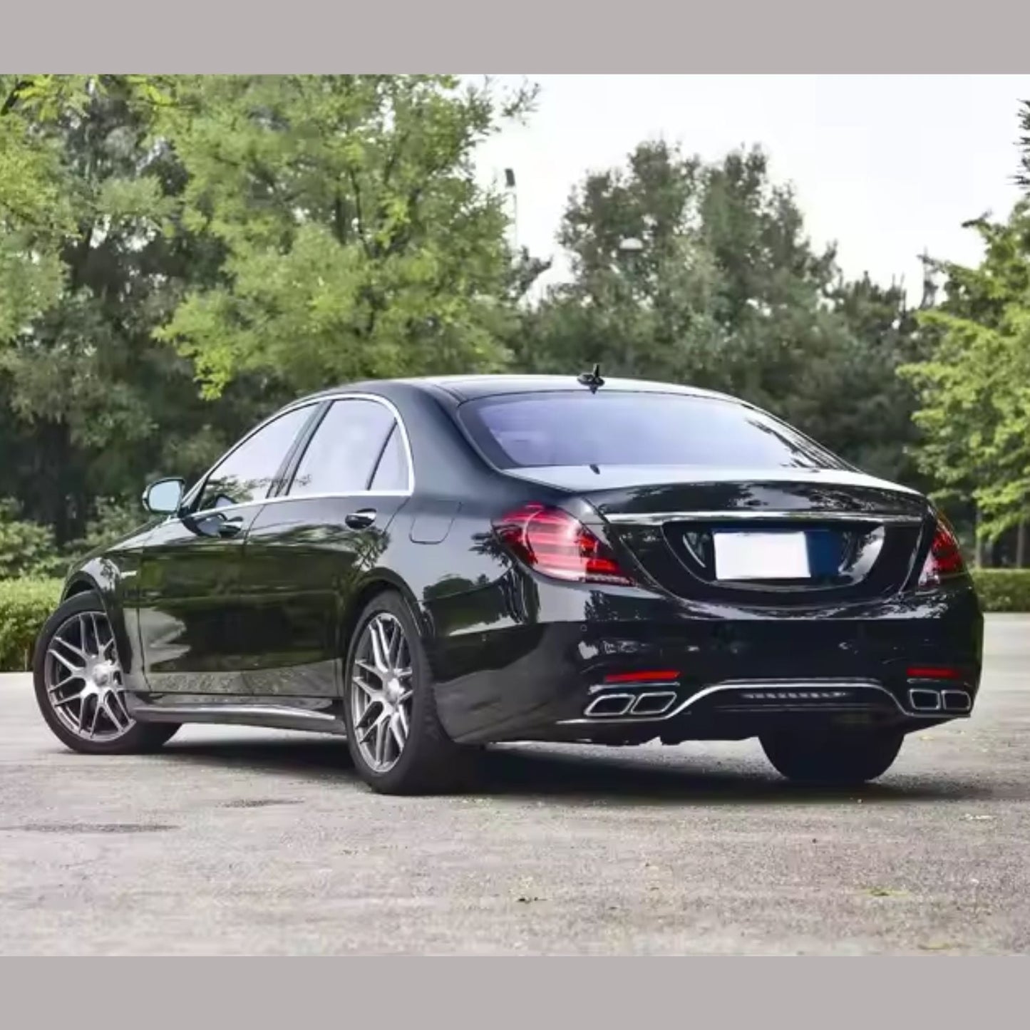 Mercedes Benz S-class 2014-2020 W222 Facelift to S63 Style Bodykit High Quality LED Headlight Bumper Exhaust