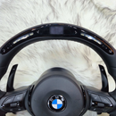 Perforated Nappa Leather Black Trim with Led Steering Wheel for BMW F Series