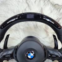 Perforated Nappa Leather Black Trim with Led Steering Wheel for BMW F Series