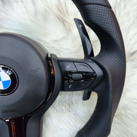 Perforated Nappa Leather Black Trim with Led Steering Wheel for BMW F Series