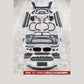 Body Kit for BMW X5 F15 13-18 Upgrade to X5M F85 Tuning Kit F15 Modified to F85