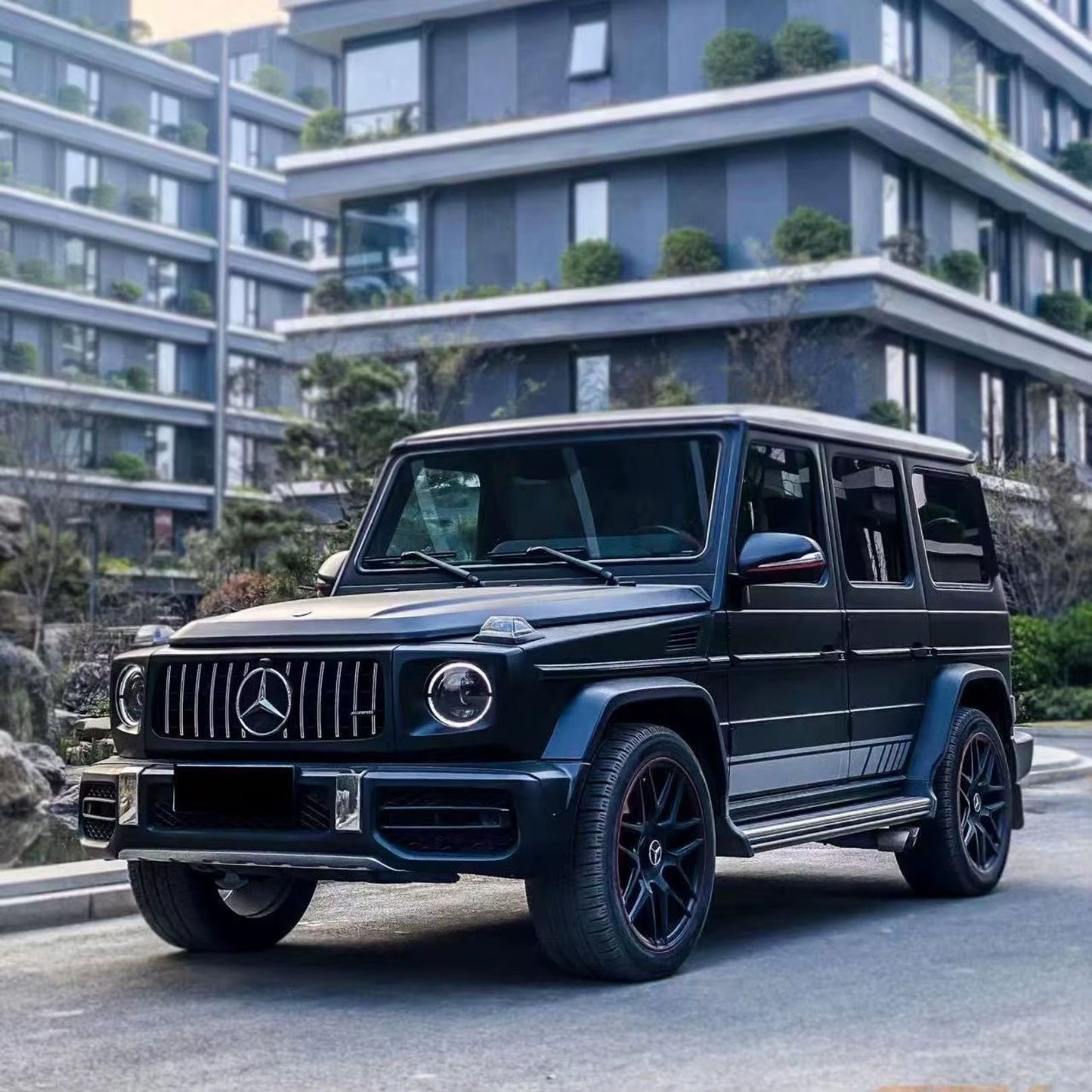 Body Kit for Upgrading Mercedes-Benz W463 G500, G350, G63 From 2005-2018 to W465 AMG Style Complete Kit