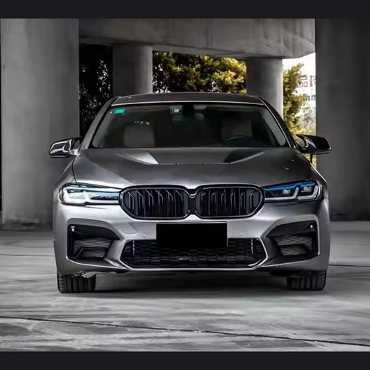 2021 M5 G30 LCI Bodykit Front Bumper Rear Bumper Diffuser Side Skirt Hood for BMW 5 Series F10