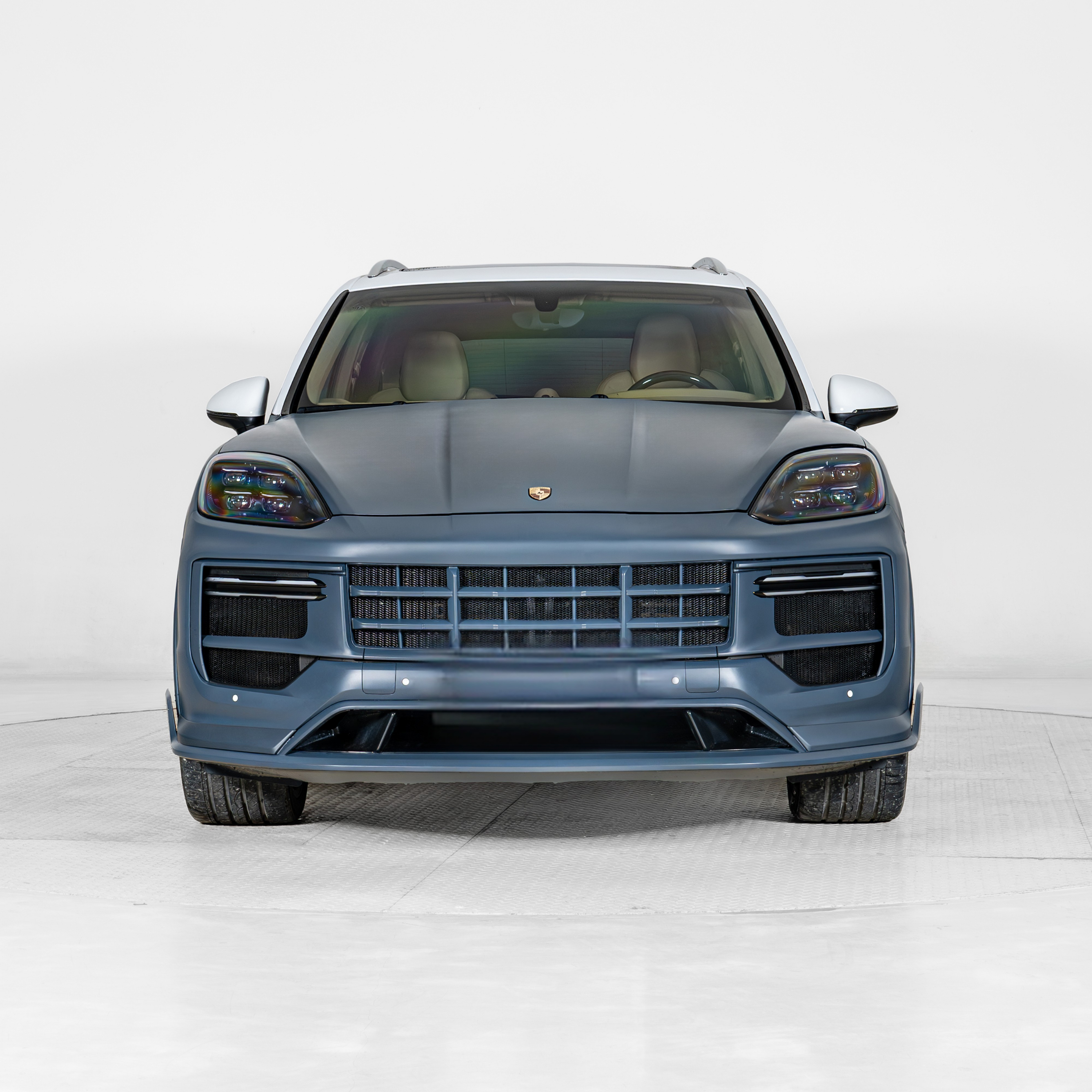 Porsche Cayenne 958 (2011-2017) upgraded to 9Y0.2 GTS (2024-2025) + TKT front  lip