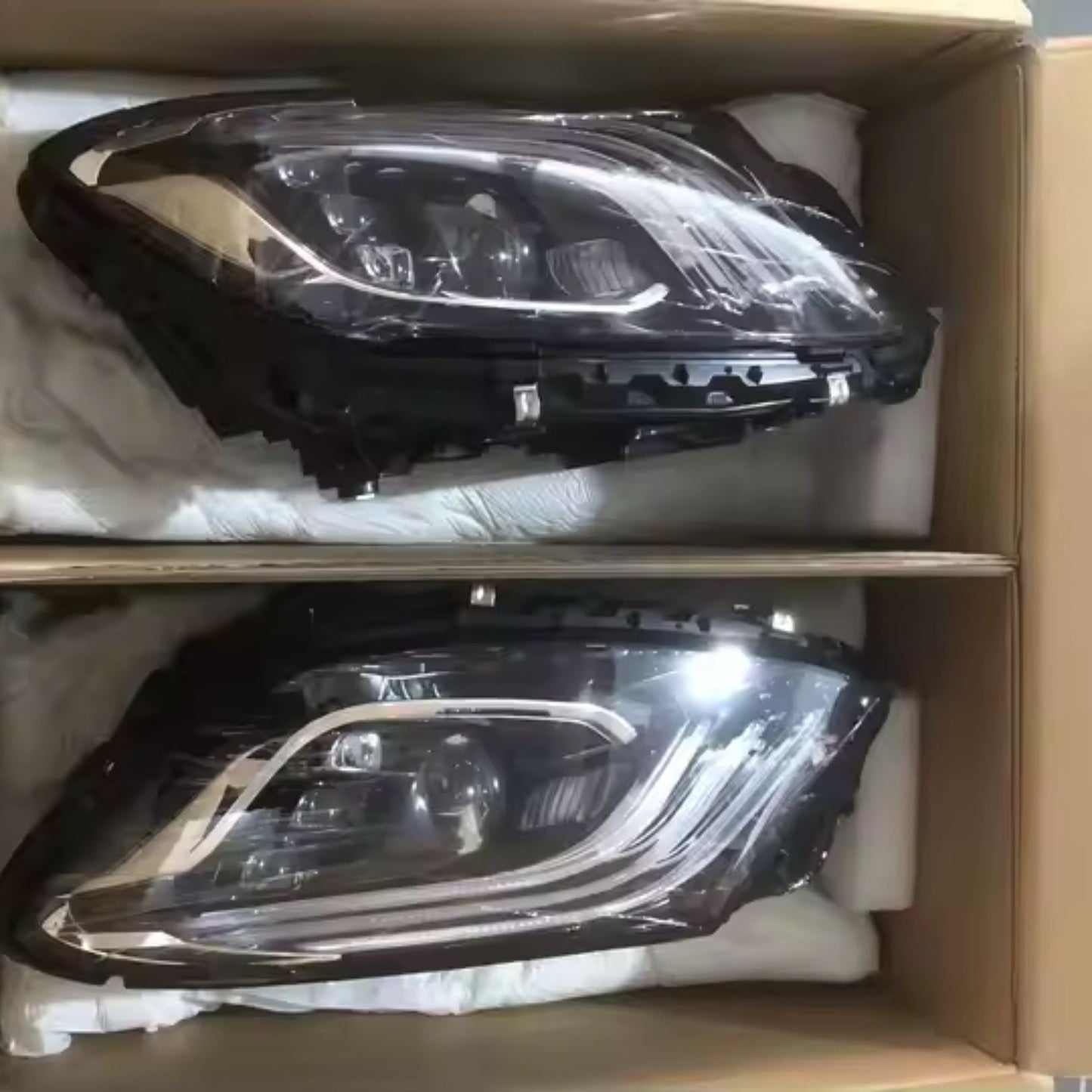 Mercedes Benz S-class 2014-2020 W222 Facelift to S63 Style Bodykit High Quality LED Headlight Bumper Exhaust