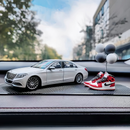 Custom License Plate 1:24 Mercedes-Benz S-Class Simulation Alloy Car Model