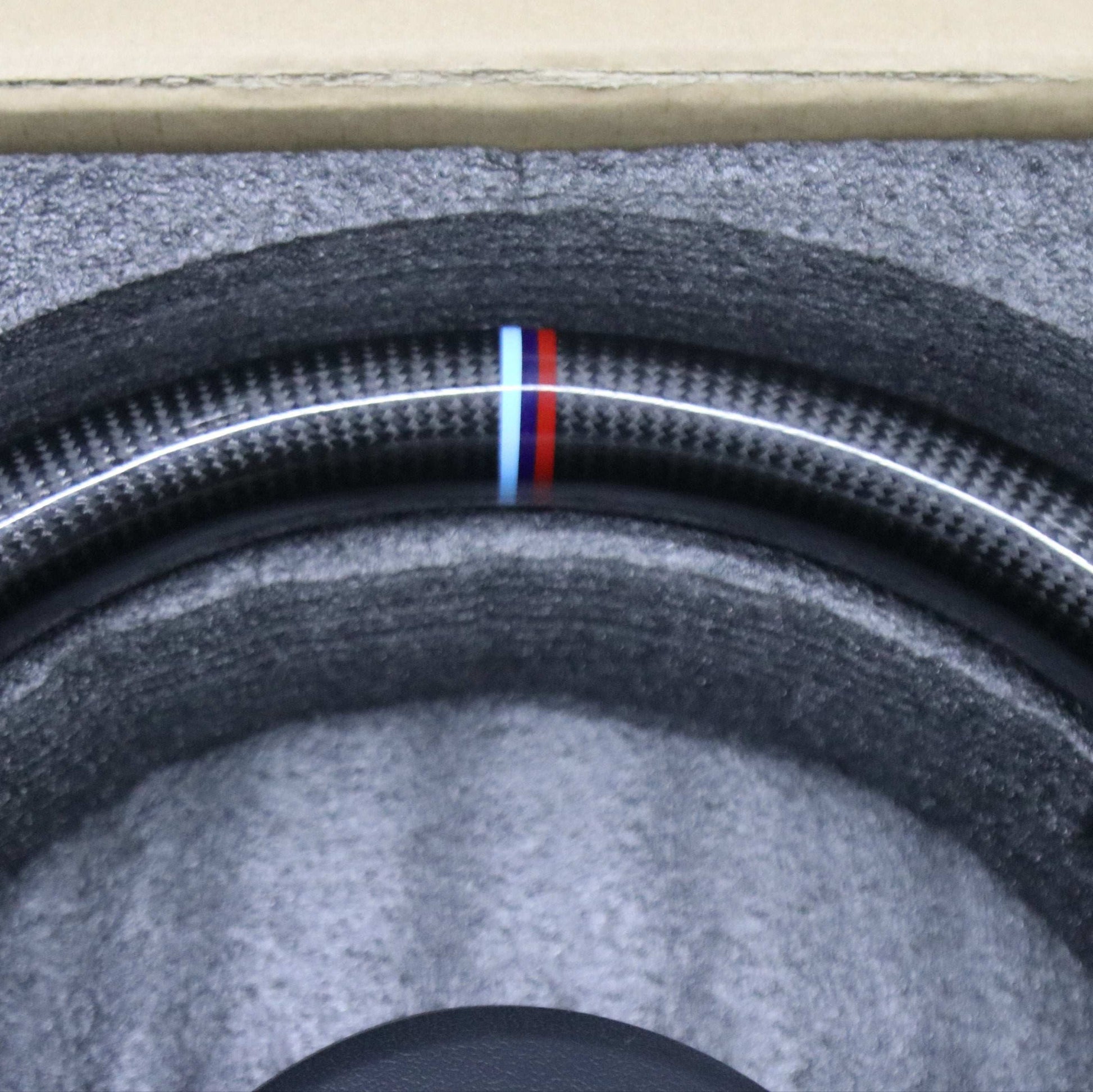 Alcantara with Carbon Fiber Steering Wheel for BMW F Series upper side