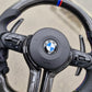 All Black M Performance Steering Wheel For BMW F30,F10,F32,F82,F87,F15,F20,F07,F80,F36 And F Series