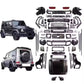 Body Kit for Upgrading Mercedes-Benz W463 G500, G350, G63 From 2005-2018 to W465 AMG Style Complete Kit