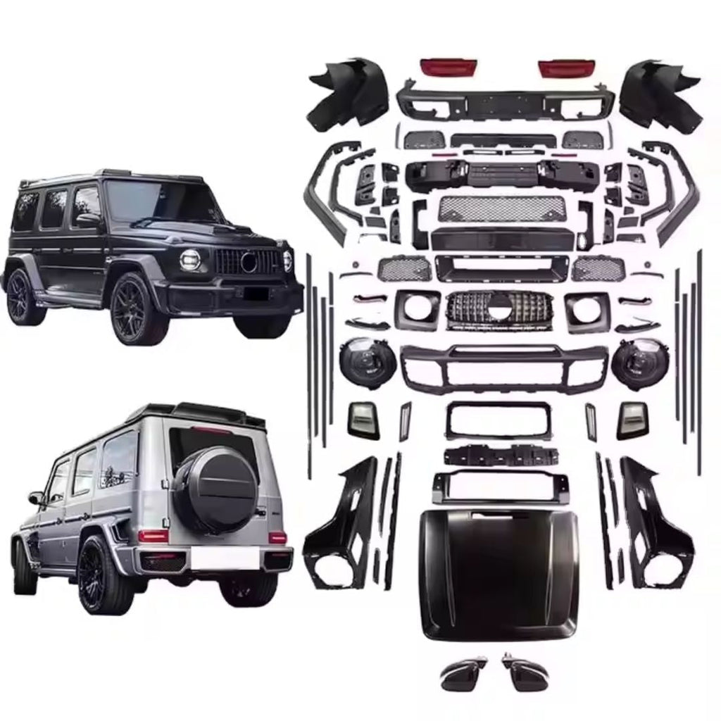 Body Kit for Upgrading Mercedes-Benz W463 G500, G350, G63 From 2005-2018 to W465 AMG Style Complete Kit