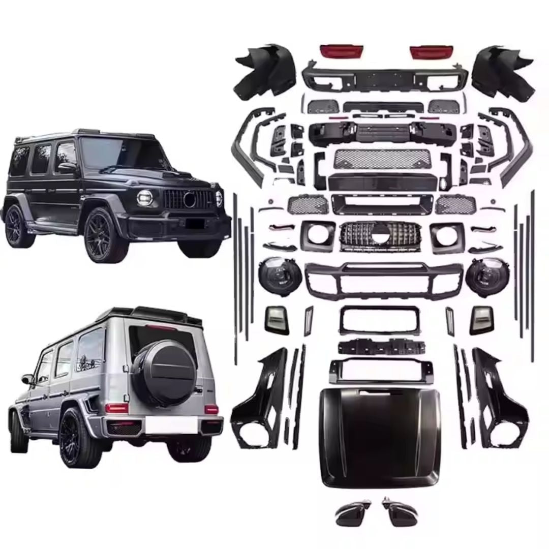 Body Kit for Upgrading Mercedes-Benz W463 G500, G350, G63 From 2005-2018 to W465 AMG Style Complete Kit