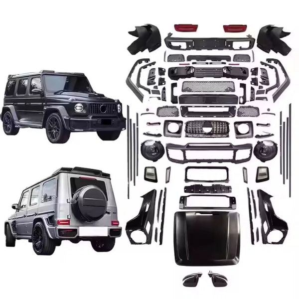 Body Kit for Upgrading Mercedes-Benz W463 G500, G350, G63 From 2005-2018 to W465 AMG Style Complete Kit