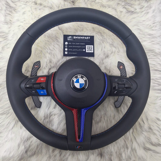 Blue,Red Trim M Sport Steering Wheel For BMW F Series