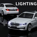1:24 Genuine Authorized BMW 5 Series 530Li Diecast Model Car  With Custom License Plate