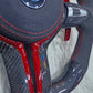 Carbon Fiber with Alcantara Red Carbon Trim Steering wheel For BMW F Series bottom right side