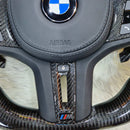 Custom Steering Wheel for BMW  M3 M4 M5  G30 F90 and G Series Carbon Fiber with Led