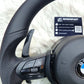 Customized Nappa Leather with Black Trim Steering Wheel For BMW F Series left side