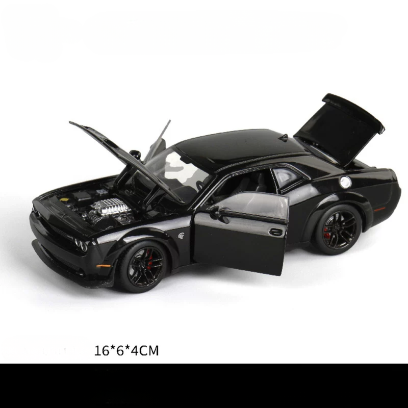 1:32 Dodge Challenger SRT Hellcat Diecast Model – Custom License Plate Edition