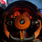 For BMW F10 F30 and F Series Fit Orange Leather Car Steering Wheel Carbon Fiber Steering Wheel
