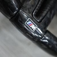 Forged Carbon Fiber with Led Steering Wheel  for BMW F Series bottom side