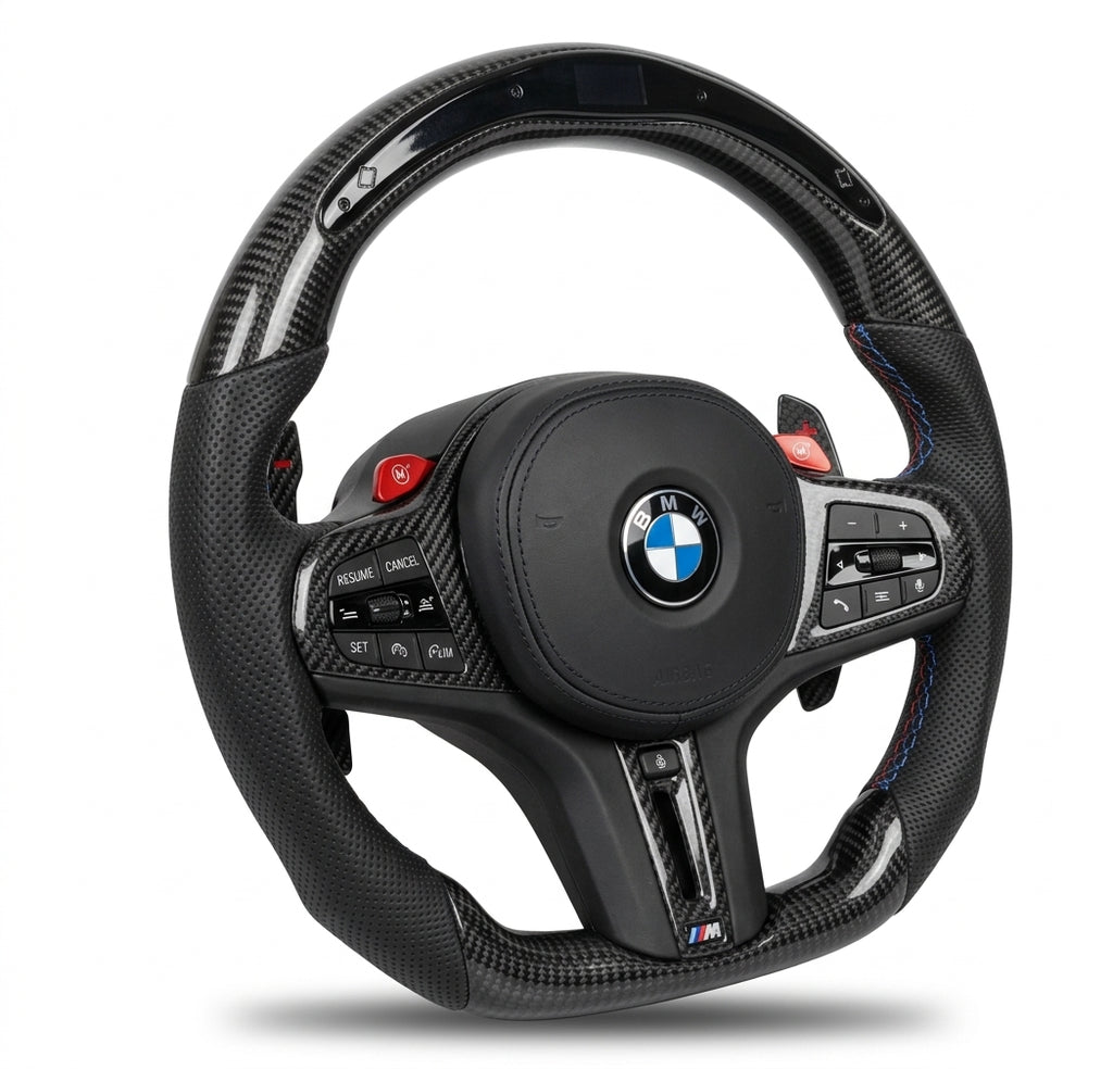 M Sport Carbon Fiber LED Steering Wheel - BMW G Series
