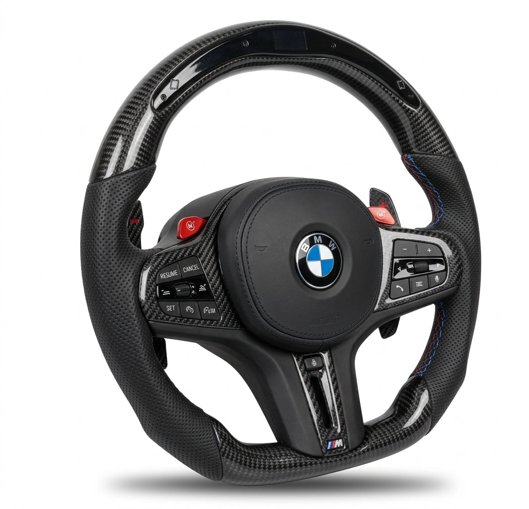 M Sport Carbon Fiber LED Steering Wheel - BMW G Series
