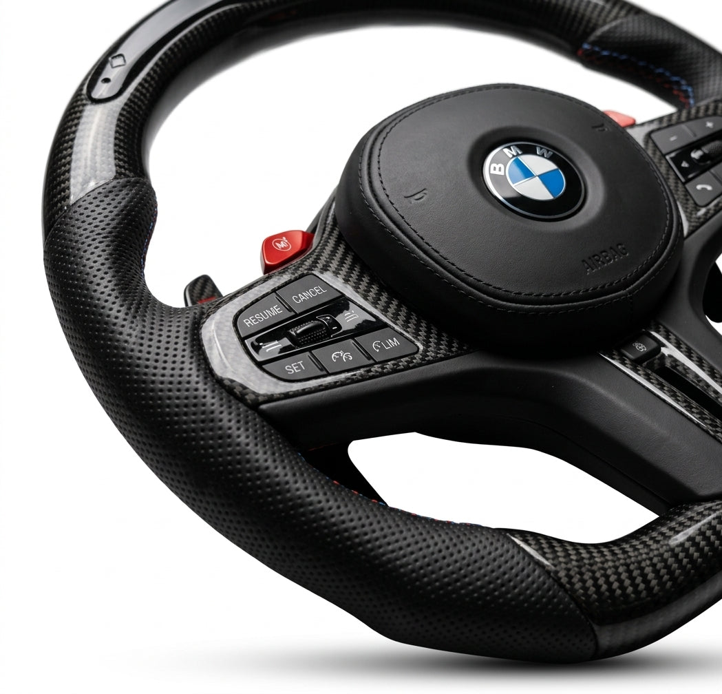 M Sport Carbon Fiber LED Steering Wheel - BMW G Series