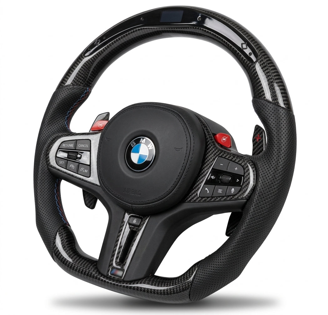 M Sport Carbon Fiber LED Steering Wheel - BMW G Series