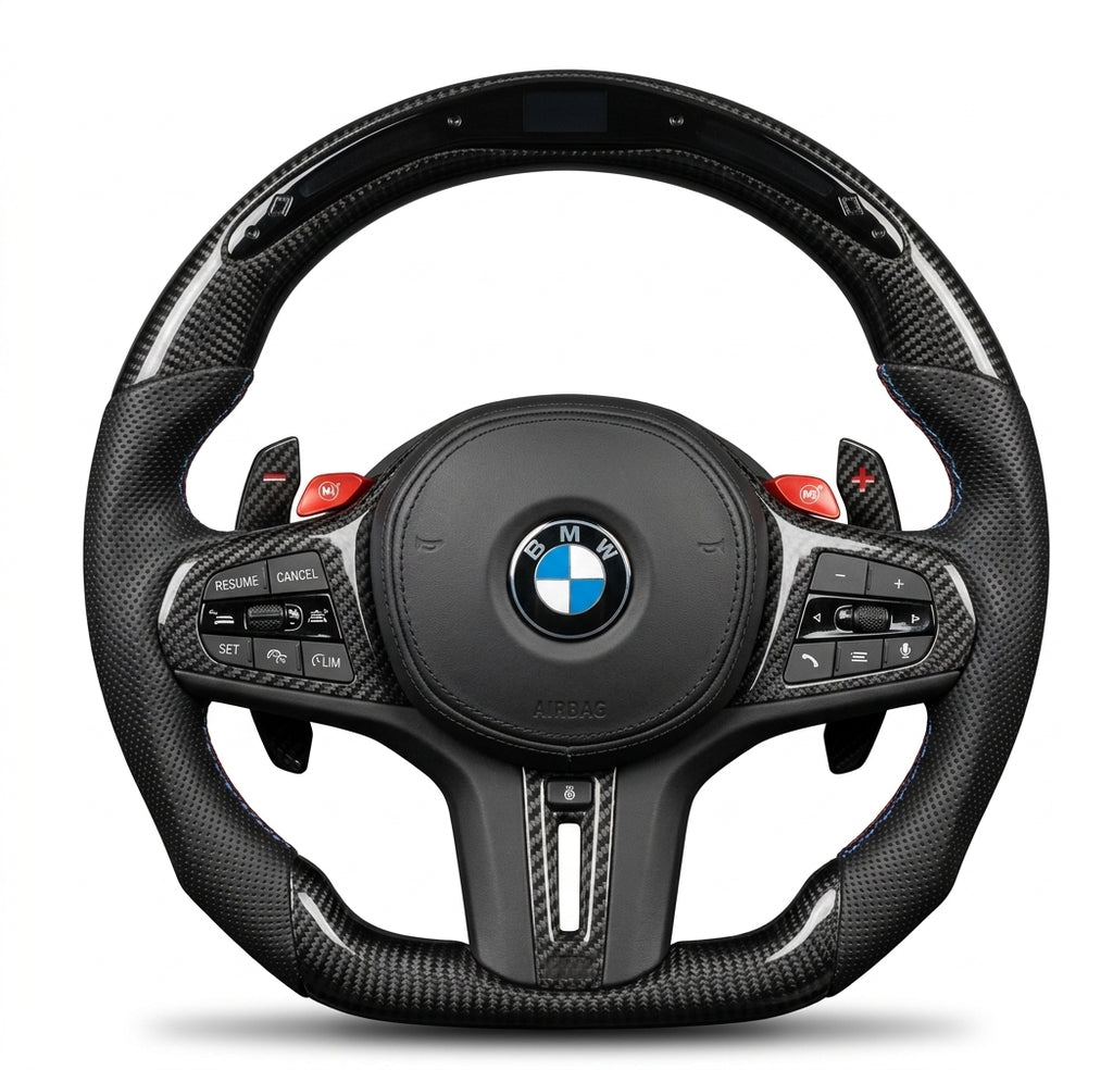 M Sport Carbon Fiber LED Steering Wheel - BMW G Series