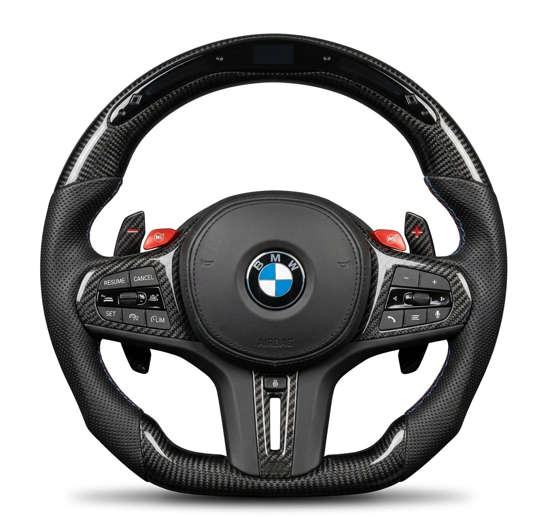 M Sport Carbon Fiber LED Steering Wheel - BMW G Series