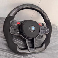For Bmw Driving Mood G Series M Sports Steering Wheel With Red M1 M2 Buttons For M6 M3 M5 M4 Models Made Of Suede Carbon Fiber - Buy M6 Steering Wheel
m3 Steering Wheel
m5 Steering Wheel
m240i Steering Wheel
sports Design Steering Wheel Product on Alibaba
