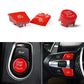 Steering Wheel M1 M2 Red Buttons/Start Stop Button Switch Cover For BMW M3 M4 M5 M6 X5M X6M F80 F82 F83 F10 F06 F15 F16 & 3 Series E90 E92 E93 M3