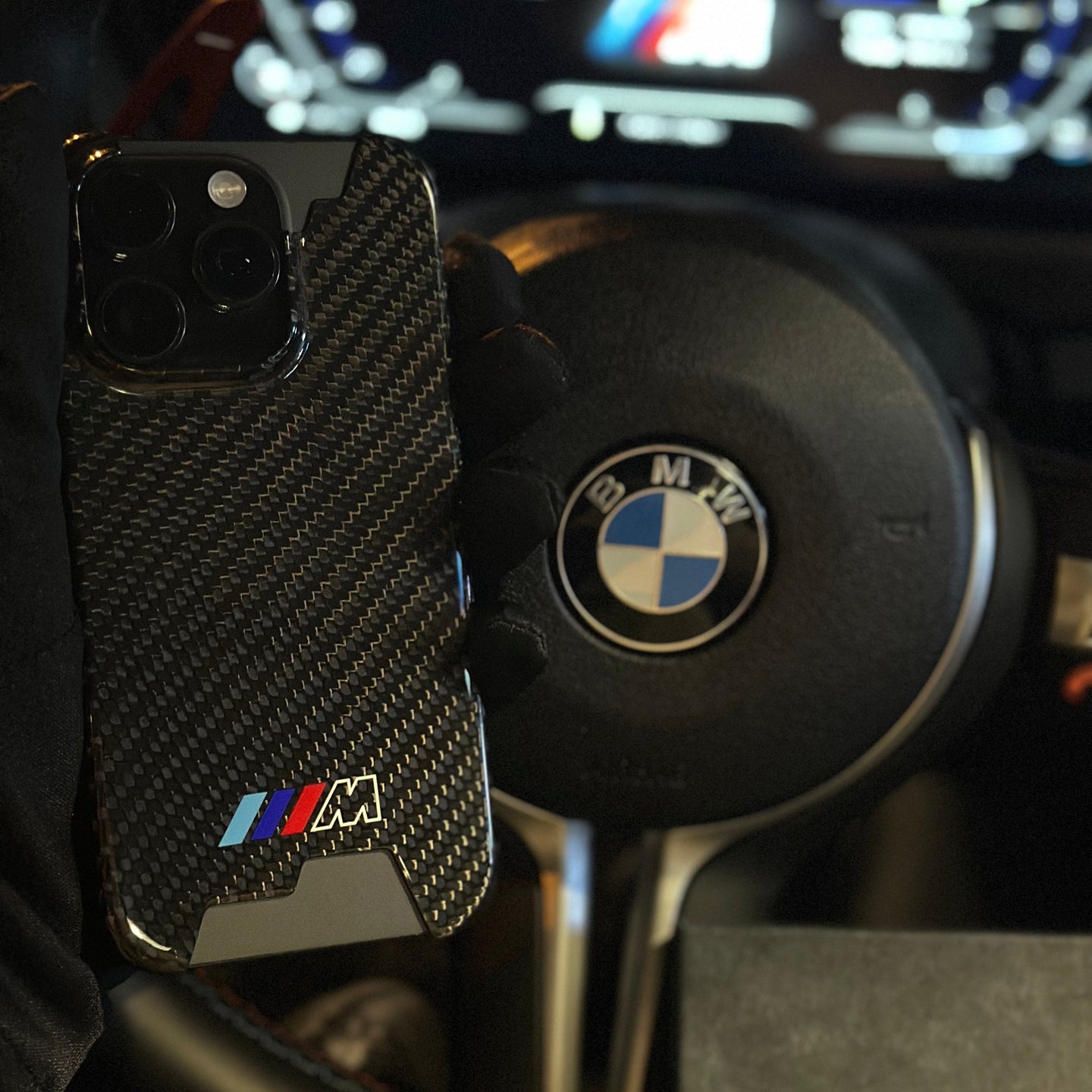 BMW Real Carbon Fiber Case For iPhone Models