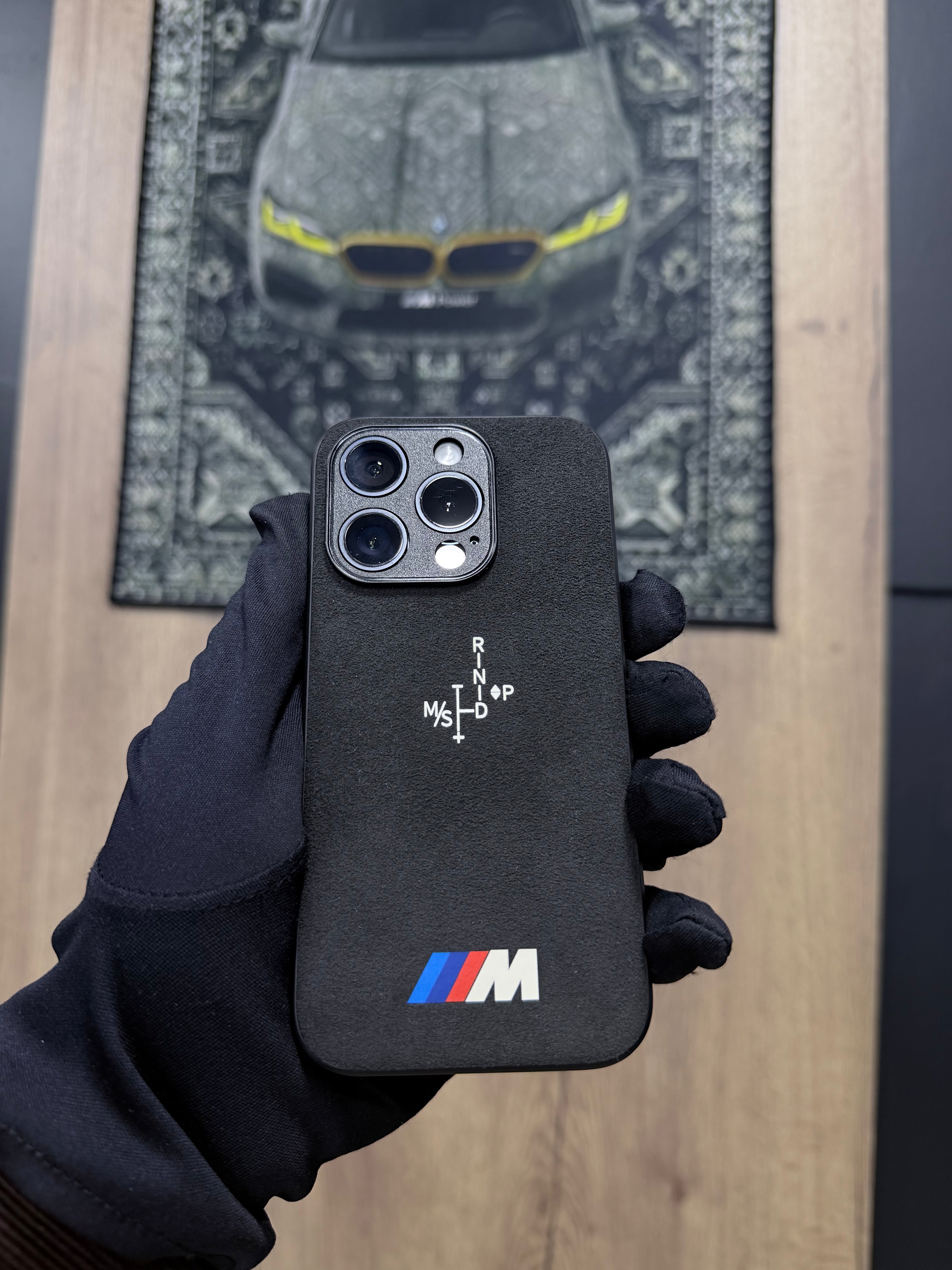 BMW M Alcantara Case For iPhone Models