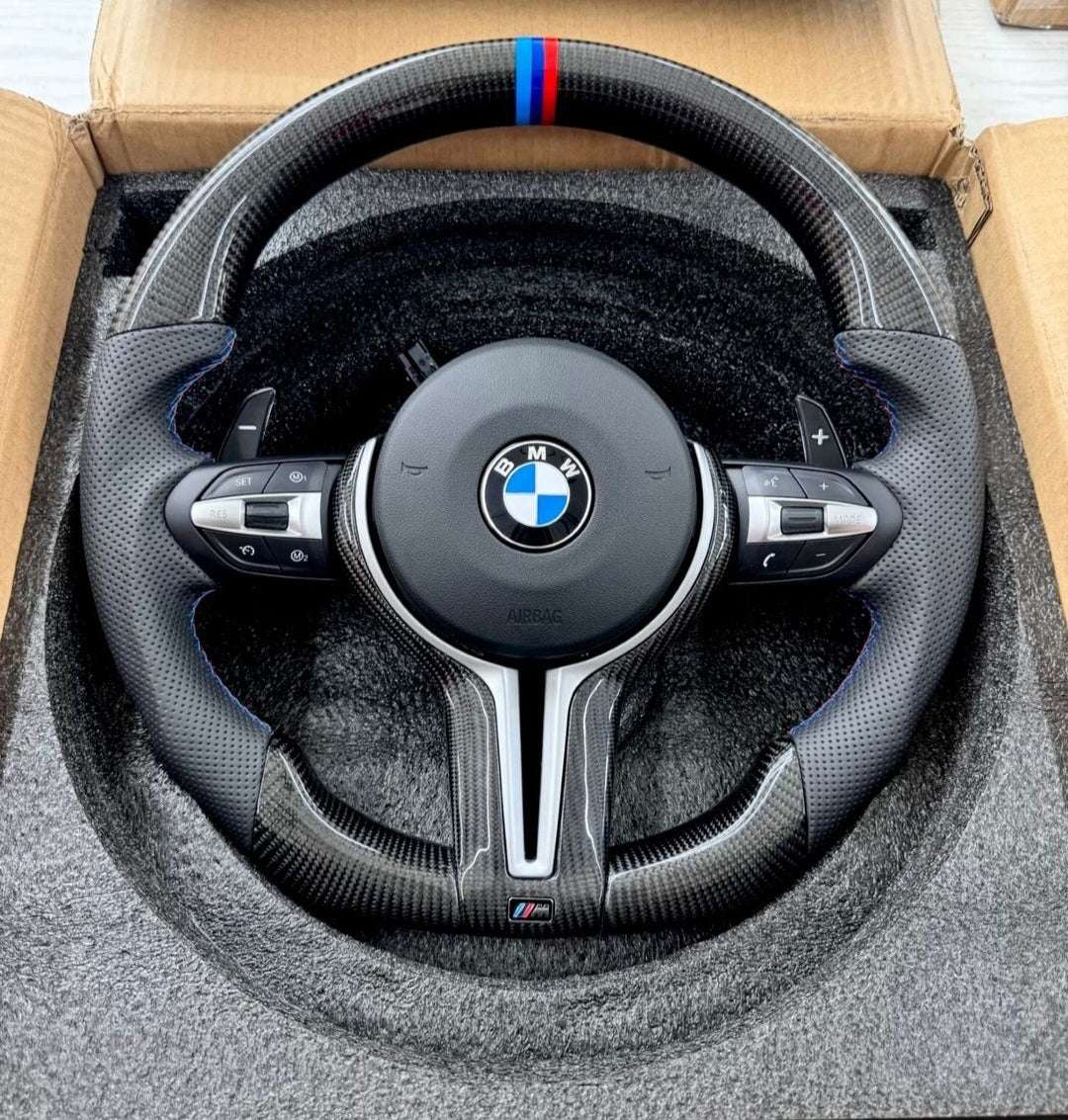 M Performance Carbon Fiber Steering wheel For BMW F Series front side
