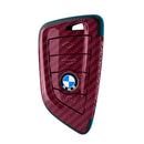 Suitable for BMW Key Cover 3 Series 5 Series X1X3X4X5X6 Blade 525530LI Carbon Fiber Key Bag Fringe