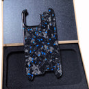 Forged Carbon Fiber iPhone Case – Luxury Green Flake Design | Shockproof & Slim Fit