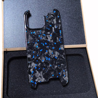 Forged Carbon Fiber iPhone Case – Luxury Green Flake Design | Shockproof & Slim Fit