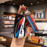 For BMW New 5 Series Key Case 2025 530Li Bag 7 Series x1x2x3x5x6x7 Shell Buckle iX1 Track
