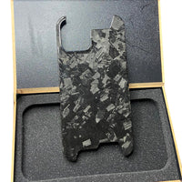 Forged Carbon Fiber iPhone Case – Luxury Green Flake Design | Shockproof & Slim Fit