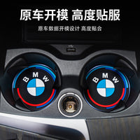 BMW Water Coaster 3 Series 5 Series 6gt7 Series X1x2x3x4 Modified Central Control Storage Slot Coaster Car Interior Decoration Supplies