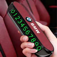 It is suitable for BMW 3 Series 5 Series X1X3X4X5 car temporary parking license plate moving car phone number plate in-car supplies