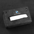 Suede BMW special folding car tissue box drawer paper bag supplies modification 3 series 5 series 7 series X3 X5 X1