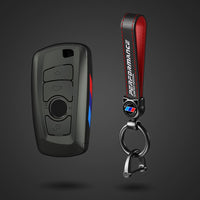 Suitable for BMW Key Cover 3 Series 5 Series X1X3X4X5X6 Blade 525530LI Carbon Fiber Key Bag Fringe